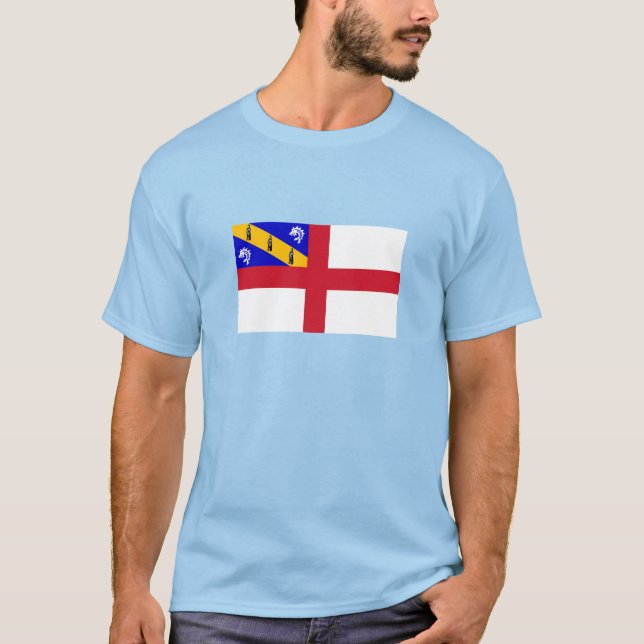 Camiseta Bandera de Herm (Anverso)
