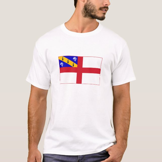 Camiseta Bandera de Herm (Anverso)
