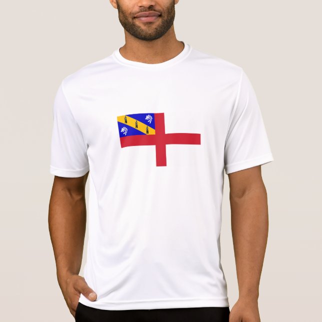 Camiseta Bandera de Herm (Anverso)