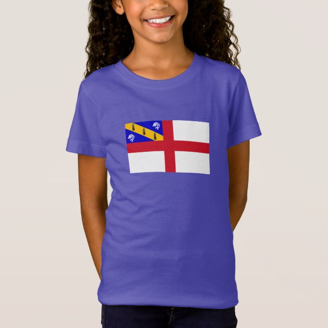 Camiseta Bandera de Herm (Anverso)