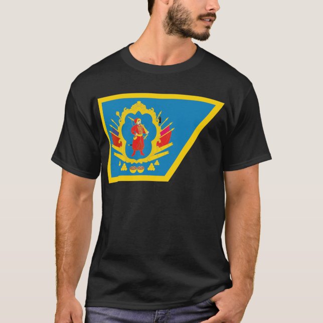 Camiseta Bandera de Hetmanat del Cossack (Anverso)