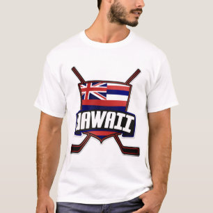 Camiseta Bandera de hockey sobre hielo de Hawái