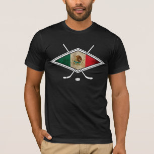 Camiseta Bandera de hockey sobre hielo de México