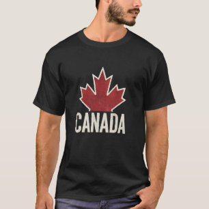 Camiseta Bandera de hoja de arce canadiense Canadá
