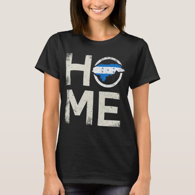 Camiseta Bandera de Honduras (Anverso)