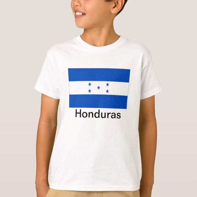 Camiseta Bandera de Honduras (Anverso)