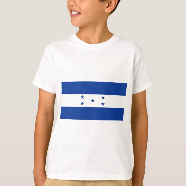 Camiseta Bandera de Honduras (Anverso)