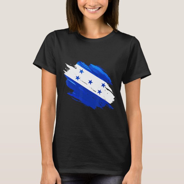 Camiseta Bandera de Honduras (Anverso)