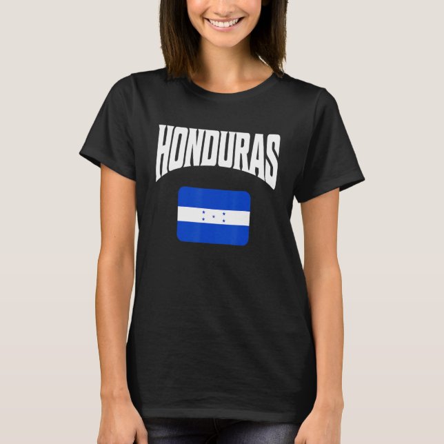 Camiseta Bandera de Honduras (Anverso)