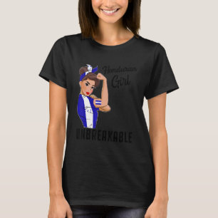 Camiseta Bandera de Honduras Catracha ADN hondureñas Teguci