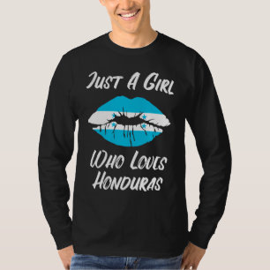 Camiseta Bandera de Honduras de Labios Boca Amor