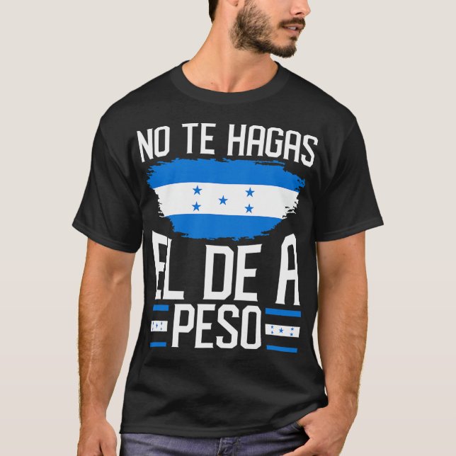 Camiseta Bandera de Honduras Orgullo de Catracho Hondureno  (Anverso)