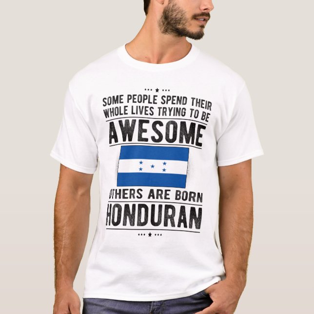 Camiseta Bandera de Honduras Patrimonio de Honduras Raíces  (Anverso)