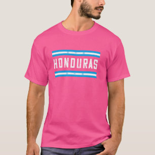 Camiseta Bandera de Honduras Raíces Hondureñas Orgulloso Ce