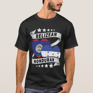 Camiseta Bandera De Honduras Y Belice