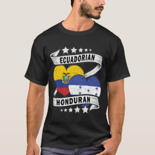 Camiseta Bandera De Honduras Y Ecuador