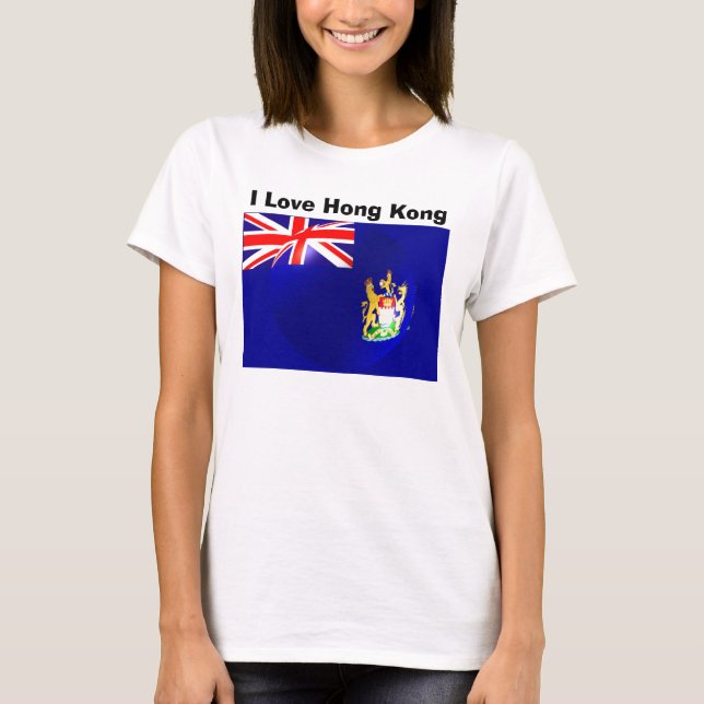 Camiseta Bandera de Hong Kong (Anverso)