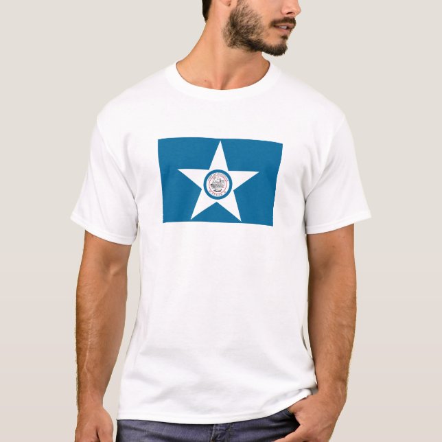 Camiseta Bandera de Houston (Anverso)