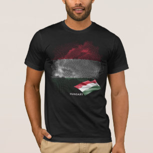 Camiseta bandera de Hungría