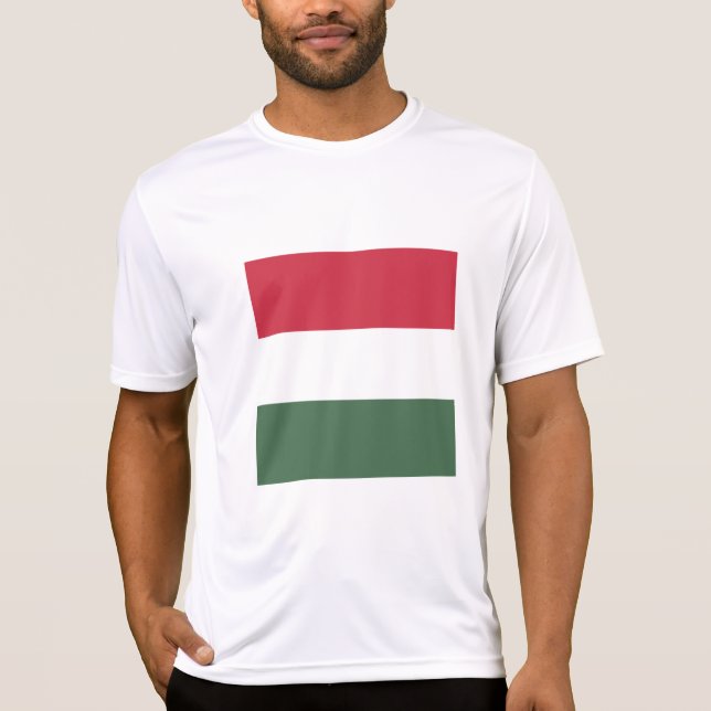 Camiseta Bandera de Hungría (Anverso)