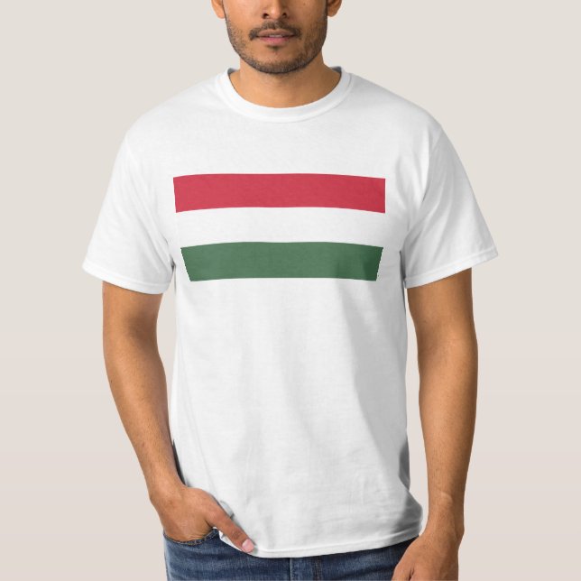 Camiseta Bandera de Hungría (Anverso)