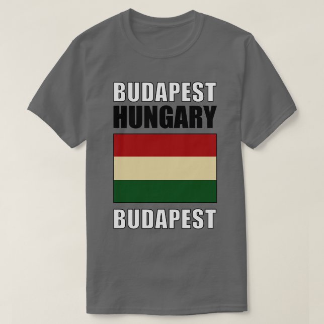 Camiseta Bandera de Hungría (Diseño del anverso)