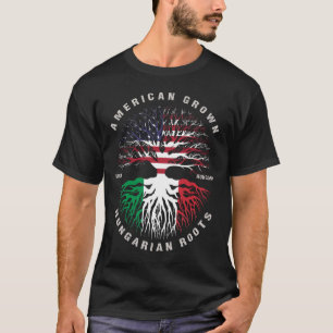 Camiseta Bandera de Hungría cultivada en Estados Unidos