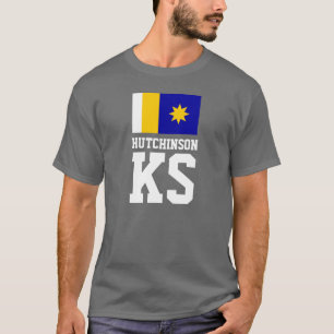 Camiseta Bandera de Hutchinson, Kansas