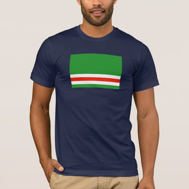 Camiseta Bandera de Ichkeria (Anverso)