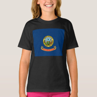 Camiseta Bandera de Idaho: el Estado Gemológico, Montañas d