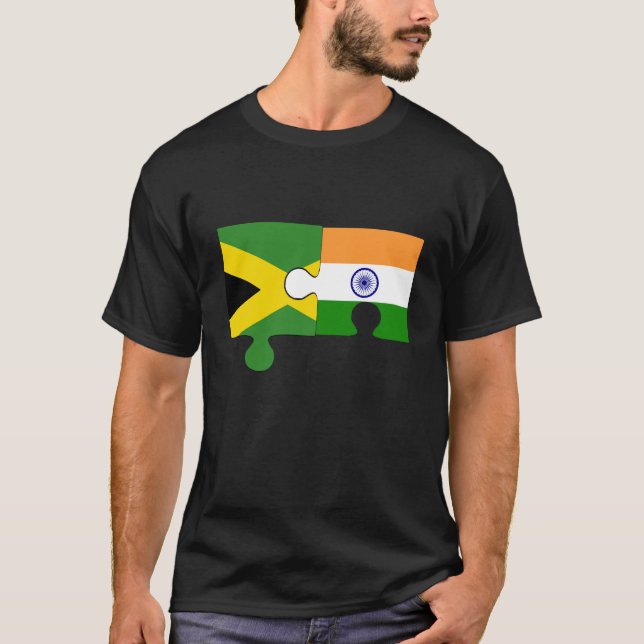 Camiseta Bandera de India de Jamaica (Anverso)