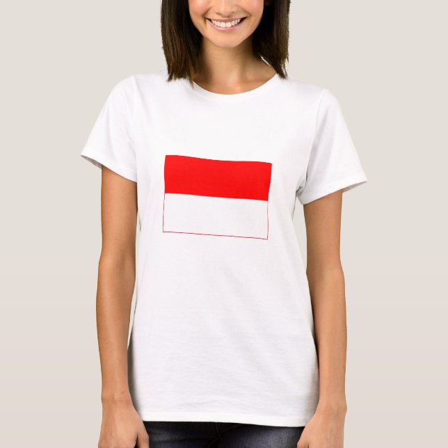 Camiseta Bandera de Indonesia (Anverso)