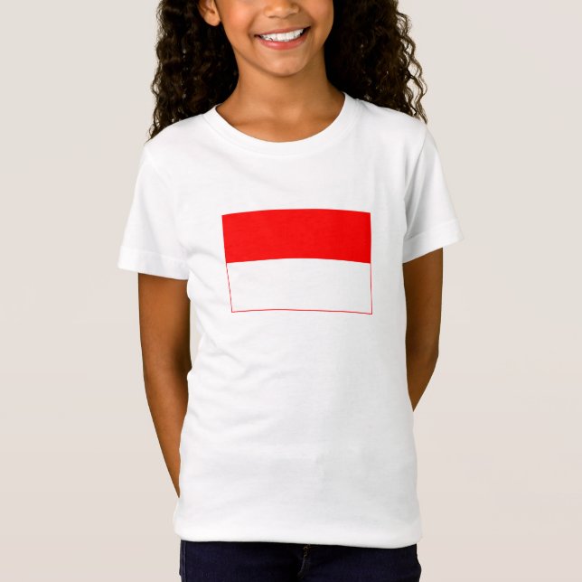 Camiseta Bandera de Indonesia (Anverso)