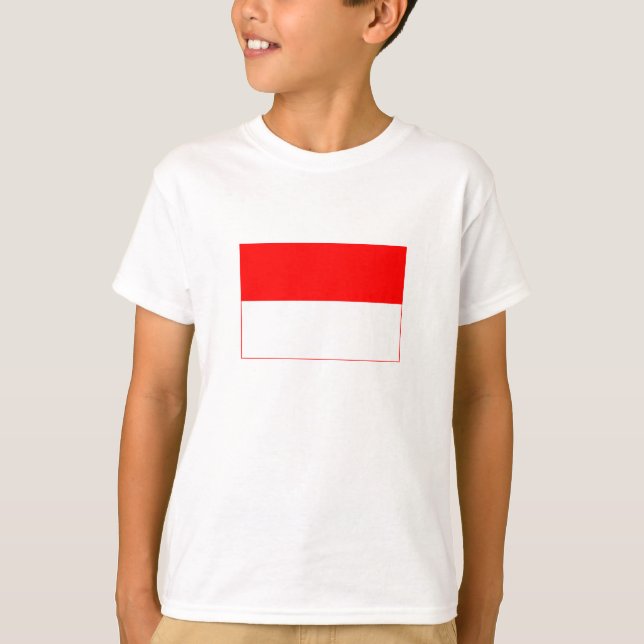 Camiseta Bandera de Indonesia (Anverso)