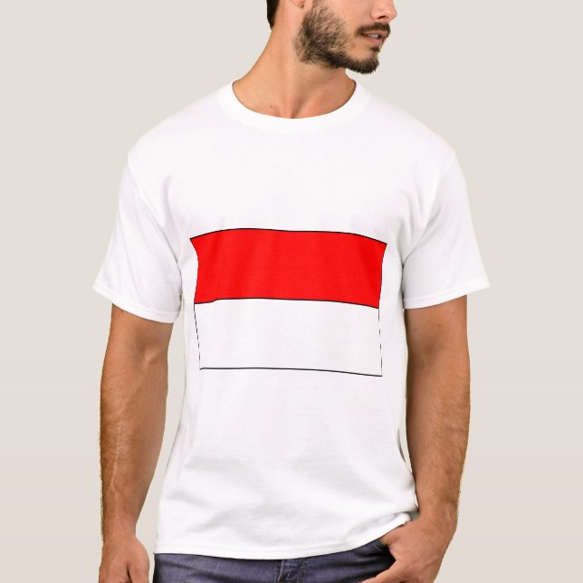 Camiseta Bandera de Indonesia (Anverso)