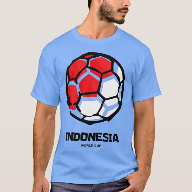 Camiseta Bandera de Indonesia (Anverso)