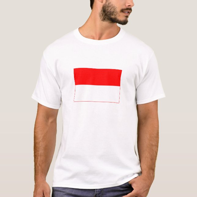 Camiseta Bandera de Indonesia (Anverso)