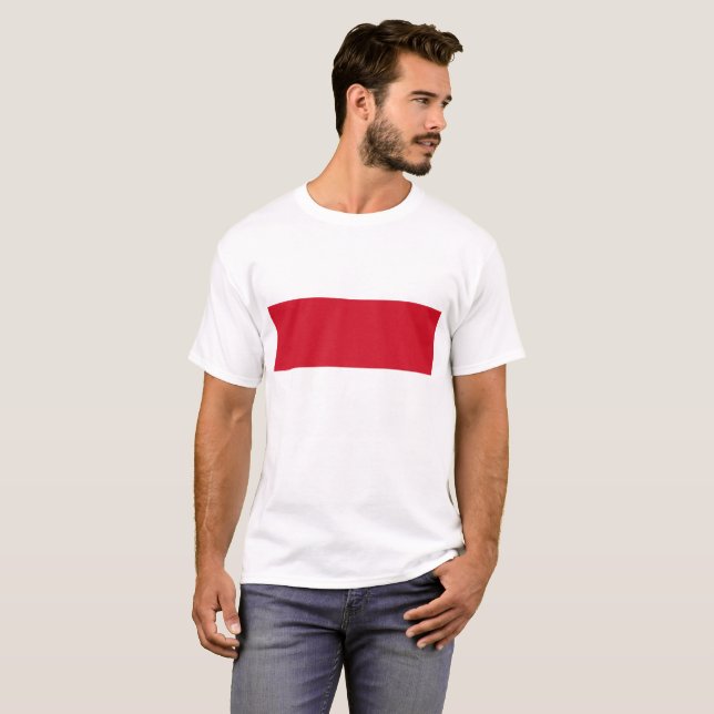 Camiseta Bandera de Indonesia (Anverso completo)