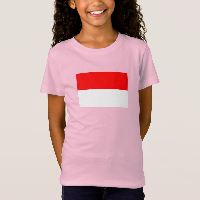 Camiseta Bandera de Indonesia (Anverso)