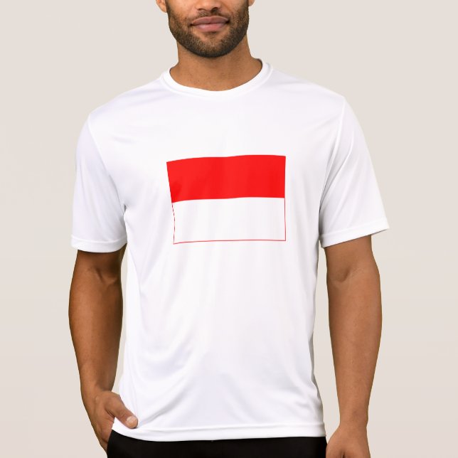 Camiseta Bandera de Indonesia (Anverso)