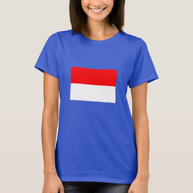 Camiseta Bandera de Indonesia (Anverso)