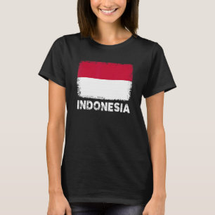 Camiseta Bandera de Indonesia Apoya a las mujeres de Indone