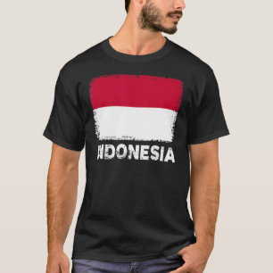 Camiseta Bandera de Indonesia Apoya a las mujeres de Indone