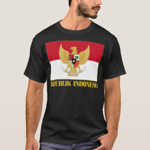 Camiseta Bandera de Indonesia con COA