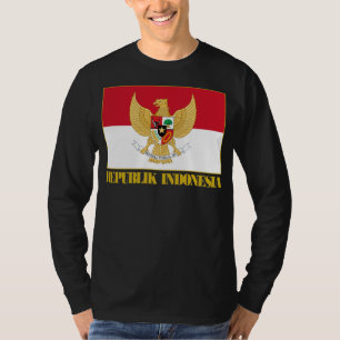 Camiseta Bandera de Indonesia con COA