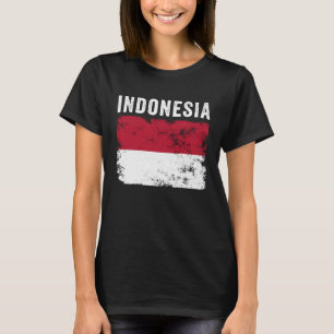 Camiseta Bandera de Indonesia Hombres mujeres niños indios