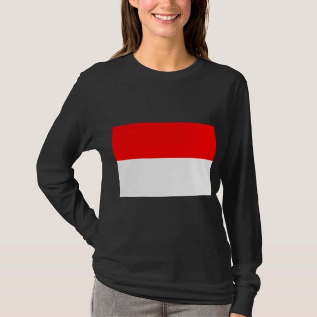 Camiseta Bandera de Indonesia (Indonesia) (Anverso)