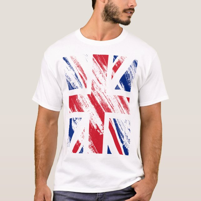 Camiseta Bandera de Inglaterra de época (Anverso)