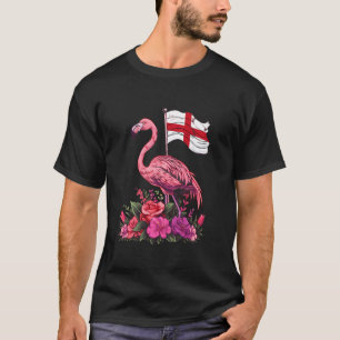 Camiseta Bandera de Inglaterra Flamigo Raíces Inglesas Ingl