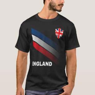 Camiseta Bandera De Inglaterra Para Hombres De Fútbol Niños
